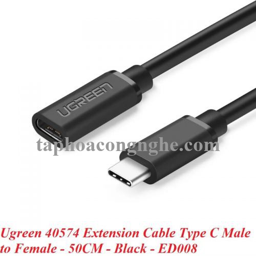 Ugreen 40574 50CM cáp usb type c nối dài ED008 30040574